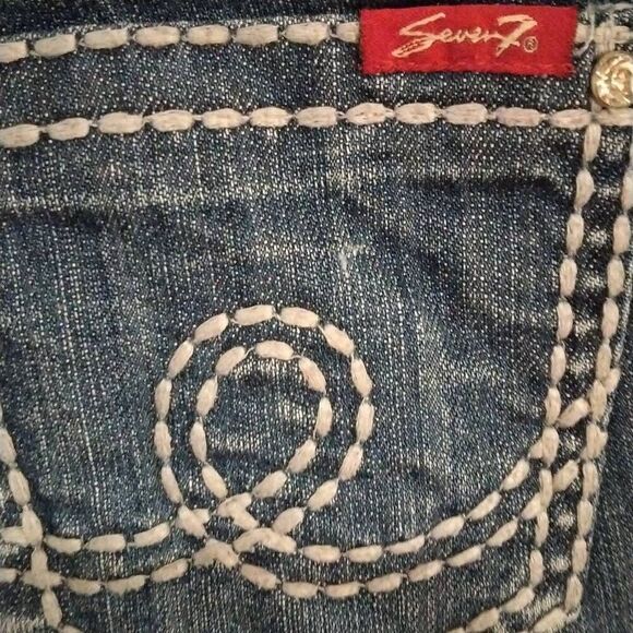 Seven Jeans Women's size 4P Blinged Out - Picture 8 of 10